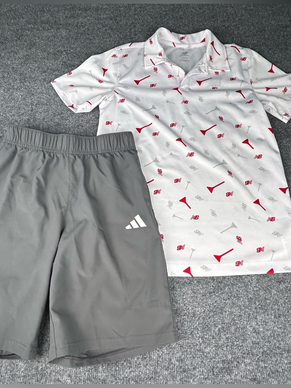 Boys Outfit Large 14/16 Polo New Balance Golf Tees Shorts Adidas Preppy